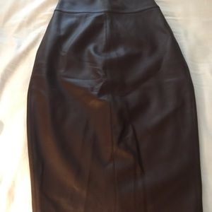 Bailey 44 Eco-Leather pencil skirt.